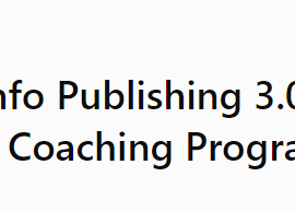 Duston Mcgroarty – The Info Publishing 3.0 8-Week Coaching Program Free Download