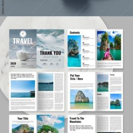 Travel Magazine Layout Free Download