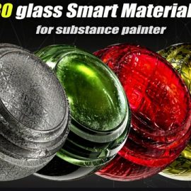 Artstation – 30 Glass Smart Materials For Substance Painter_vol01 Free Download