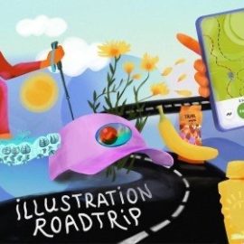 Illustration Roadtrip: Unlock Your Creative Confidence with Procreate & Adobe Photoshop Free Download