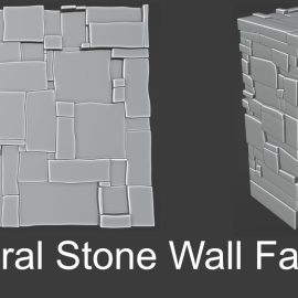 Natural Stone Wall Factory v1.1 for Blender Free Download