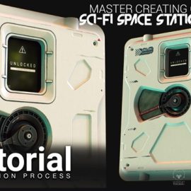 Artstation – Master Creating Optimized Sci-Fi Space Station Door In MAYA 2024 and Substance 3D Painter Free Download