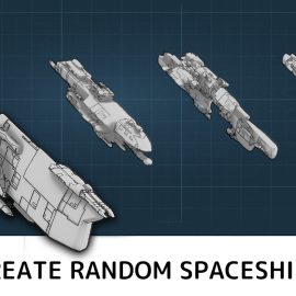 Procedural Spaceship Generator for Blender Free Download