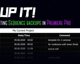 Aescripts Backup It! v1.0.0 Free Download