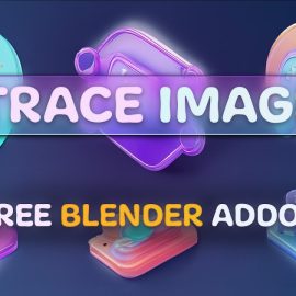 Trace Generator – Convert Image To 3D Shapes v1.0 for Blender Free Download