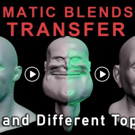 CGCircuit – Auto Blendshape Transfer Different Topo