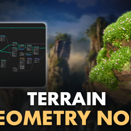 Blender Market – Blender Geometry Node Terrain Generator Free Download