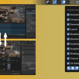 Synchronize Workspaces v1.13 for Blender Free Download