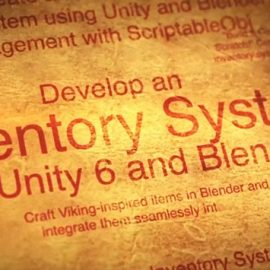 Udemy – Learn to Develop an Inventory System in Unity 6 & Blender Free Download