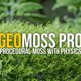 Blender Market – Geomoss Pro: Physical Moss Addon Free Download